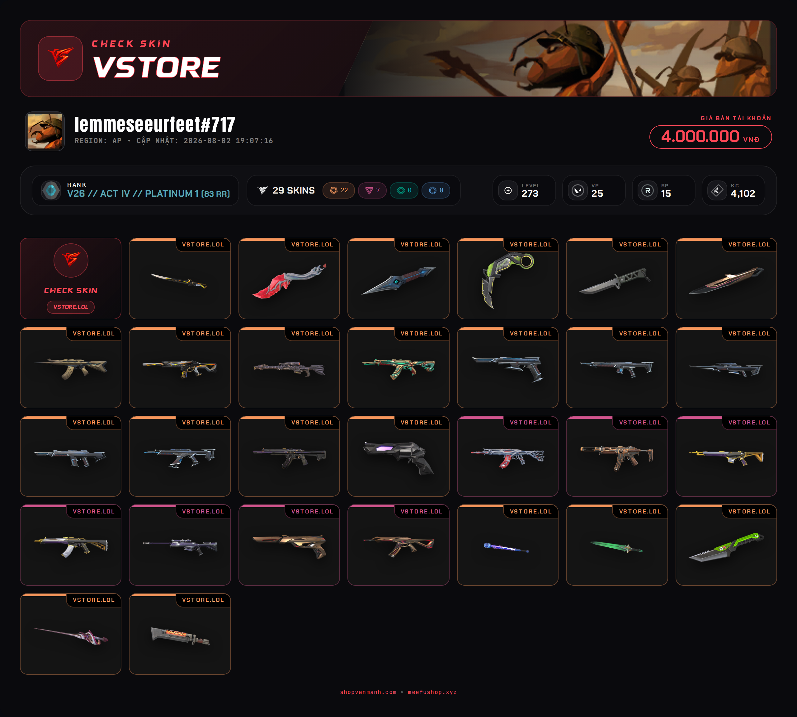 ACC DROP MAIL VIP