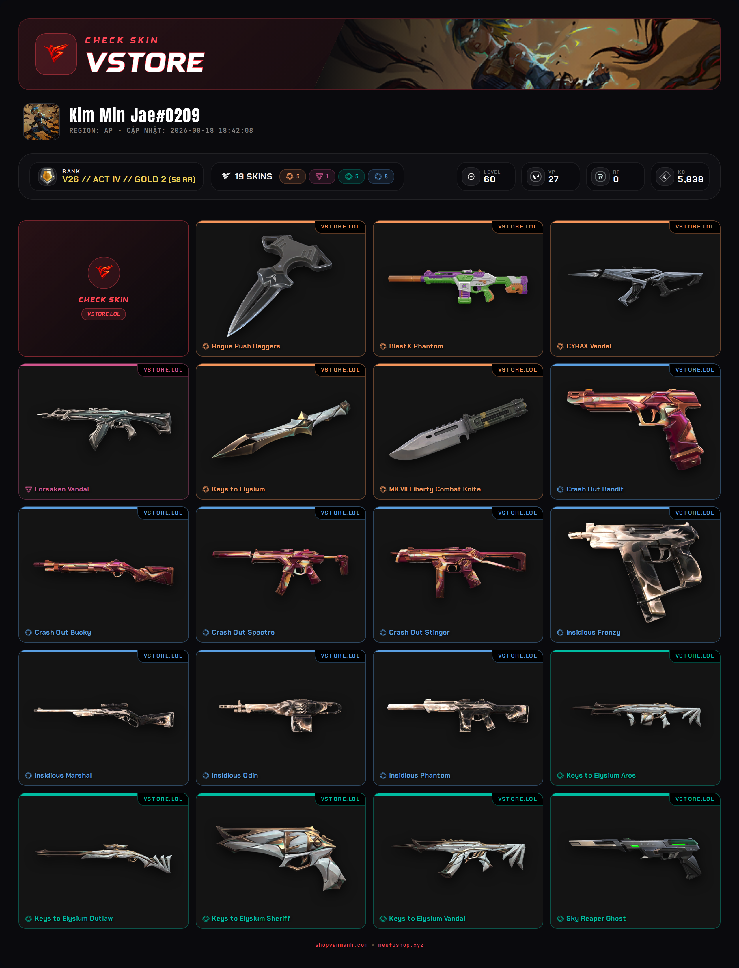 ACC DROP MAIL WELCOME VIP