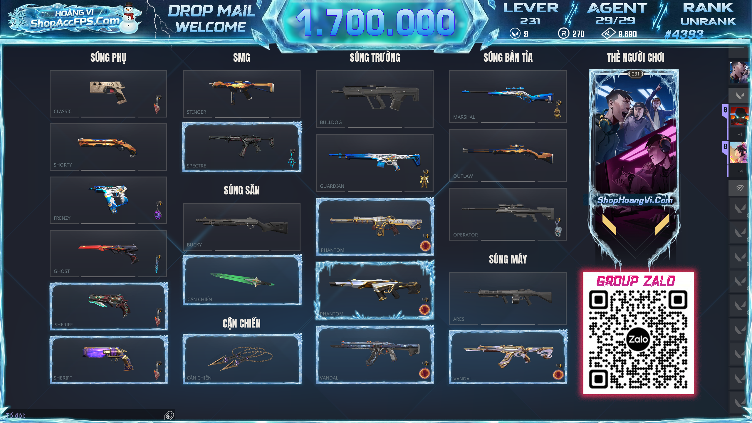 Acc valorant mã số #4393