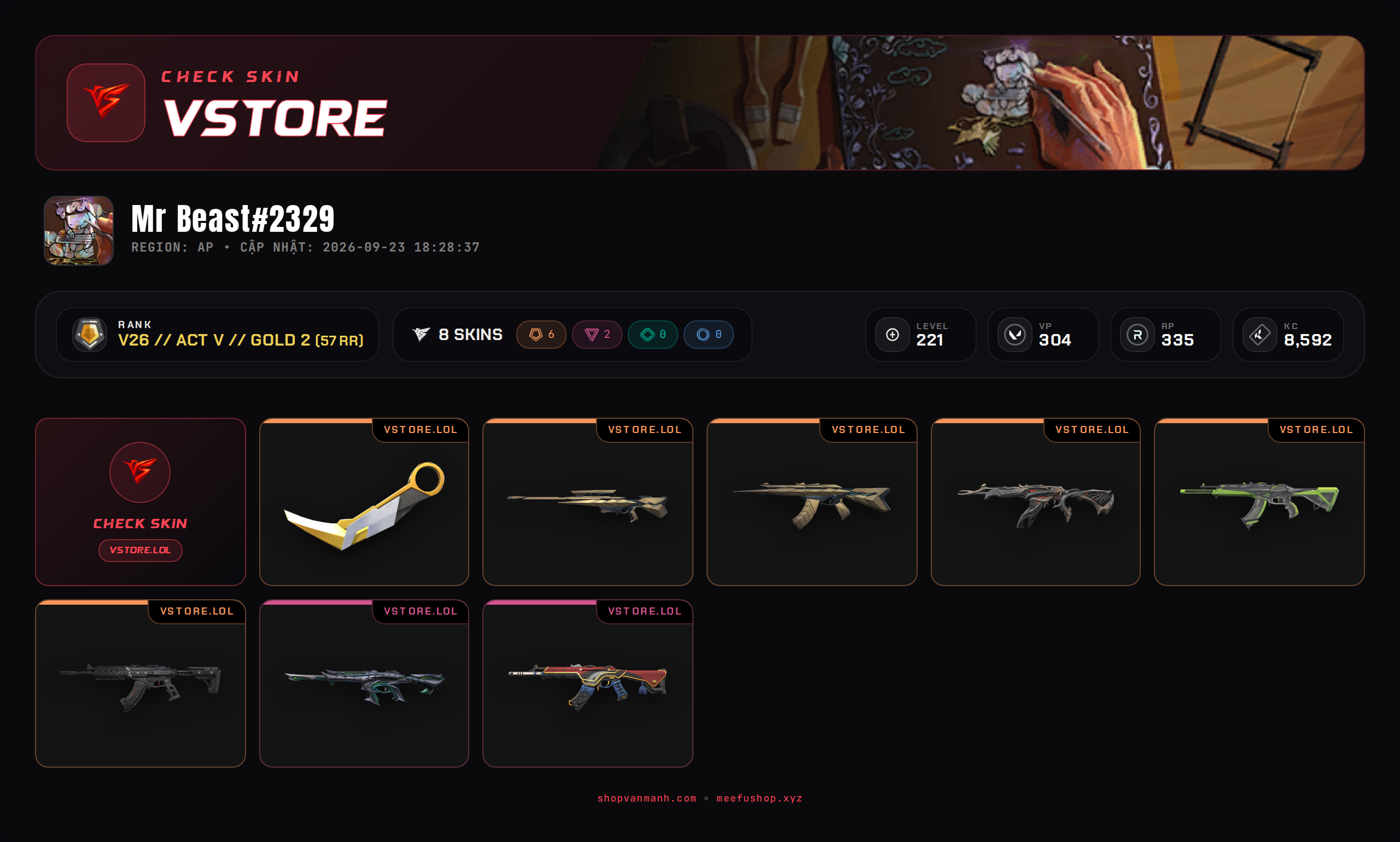 DROP WELCOME VM