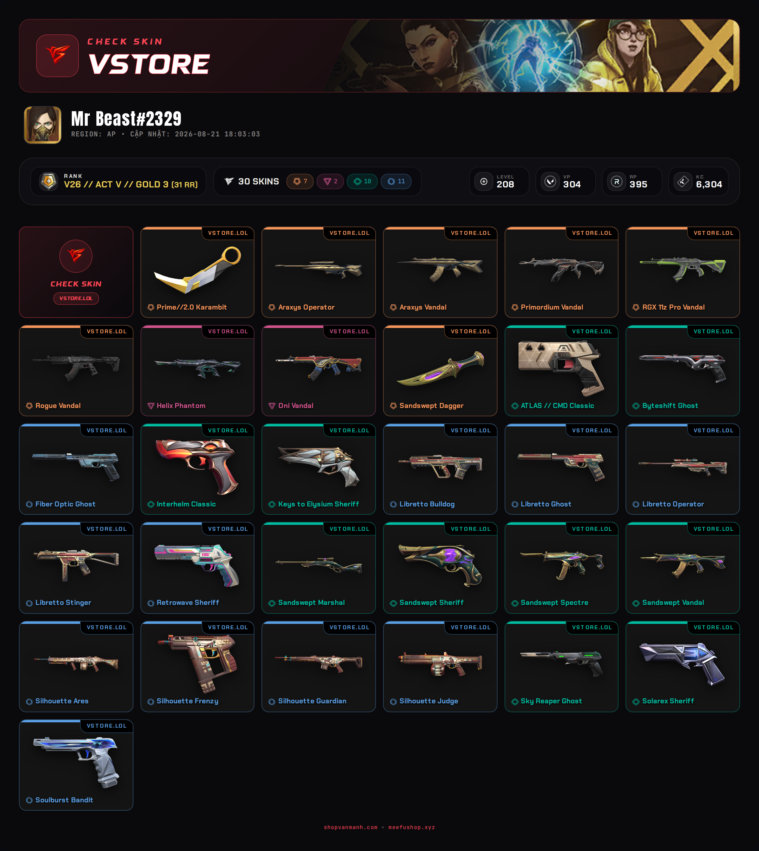 ACC DROP MAIL WELCOME VIP