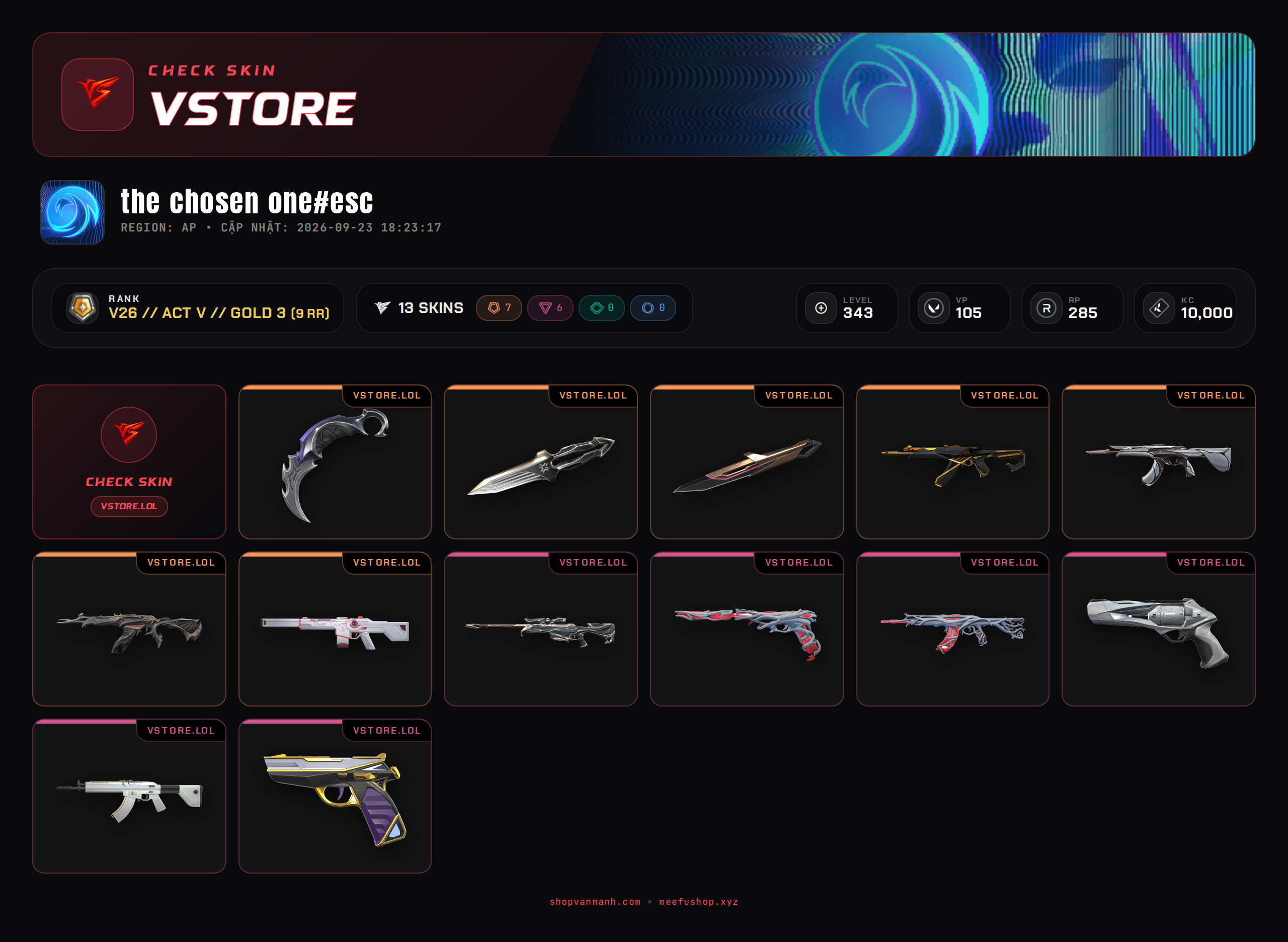 DROP WELCOME VM