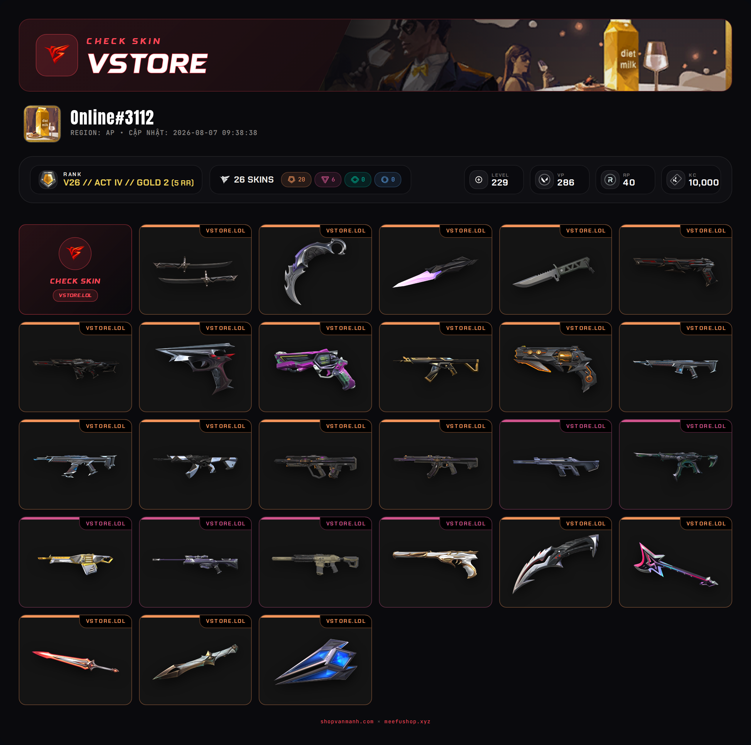 M1652  DROP MAIL VIP WELCOME