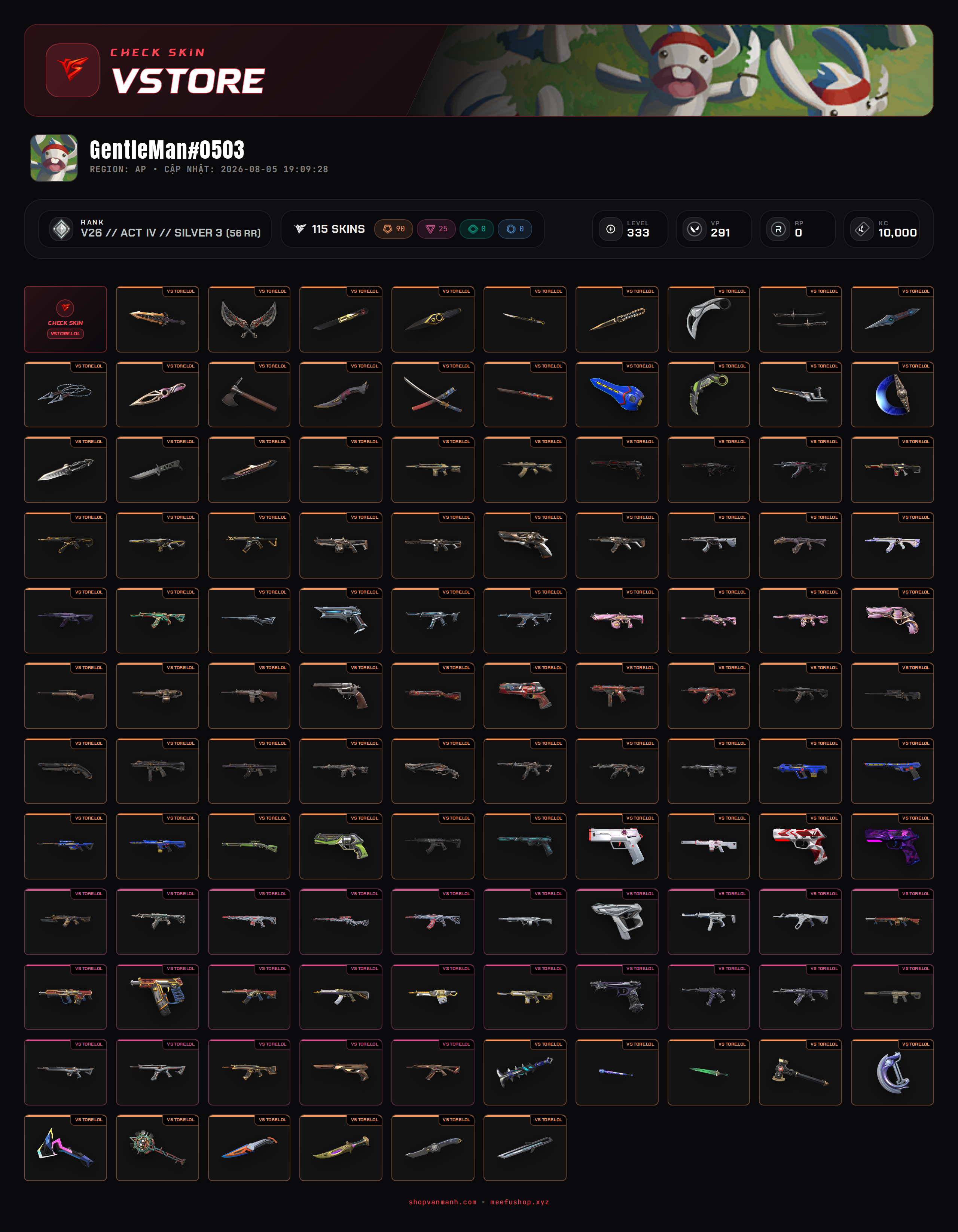 ACC DROP MAIL WELCOME VIP
