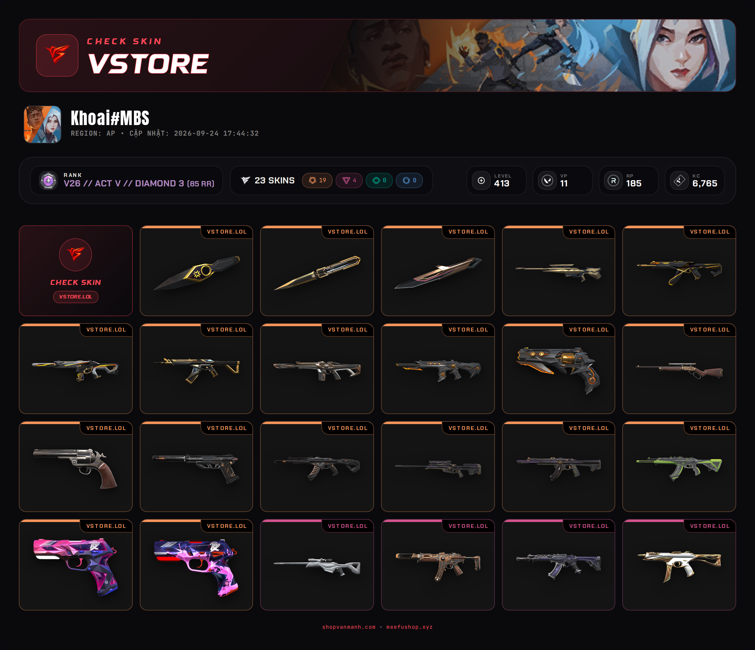 DROP WELCOME VM