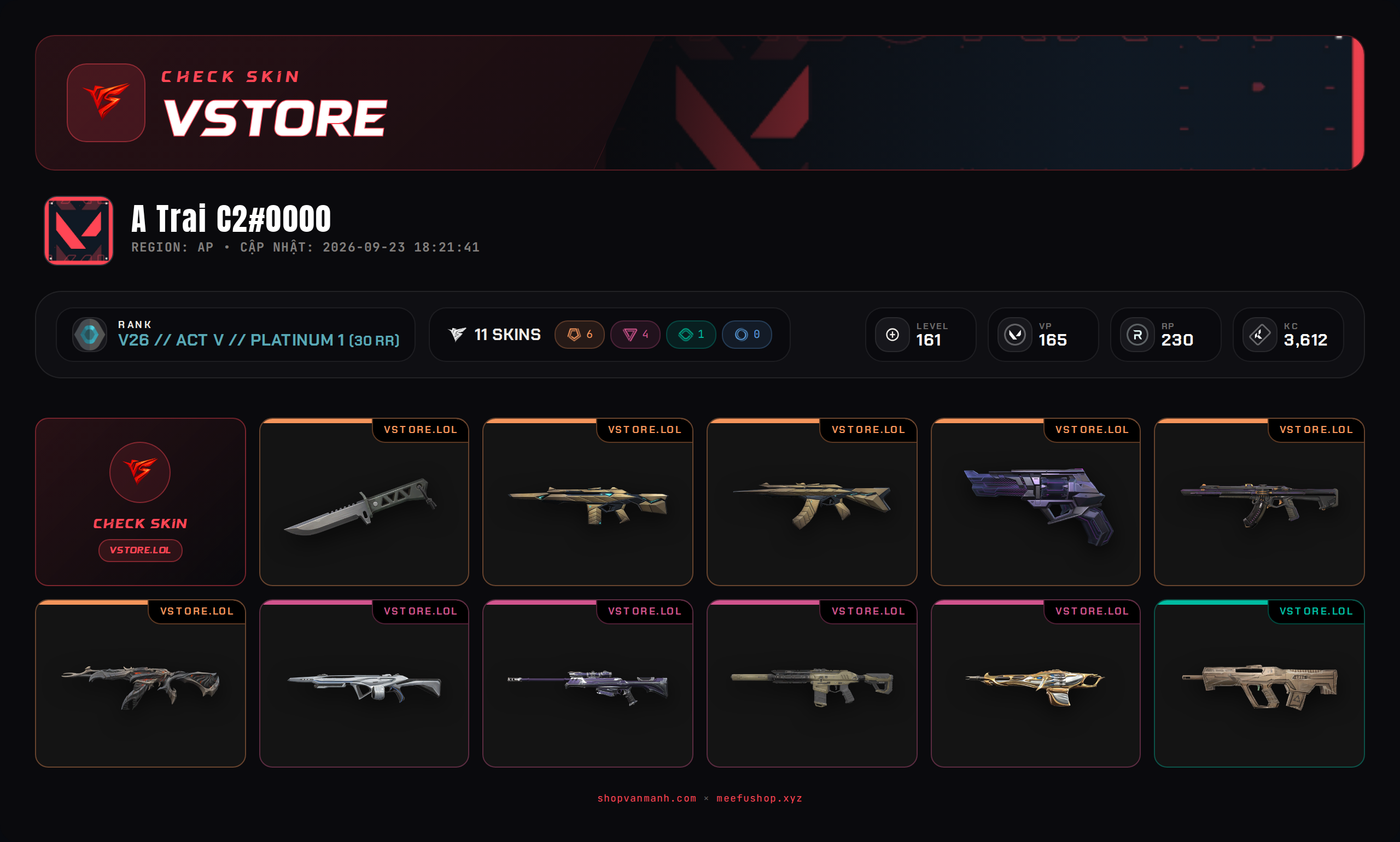 DROP WELCOME VM