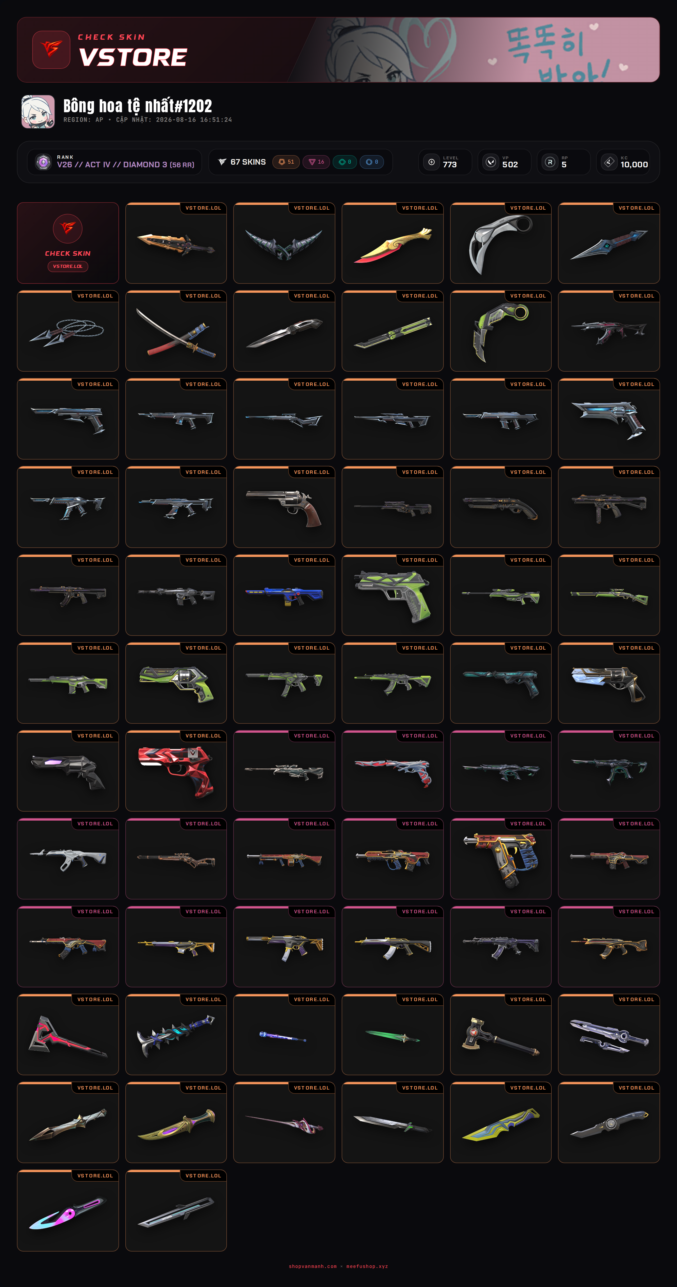 ACC DROP MAIL WELCOME VIP