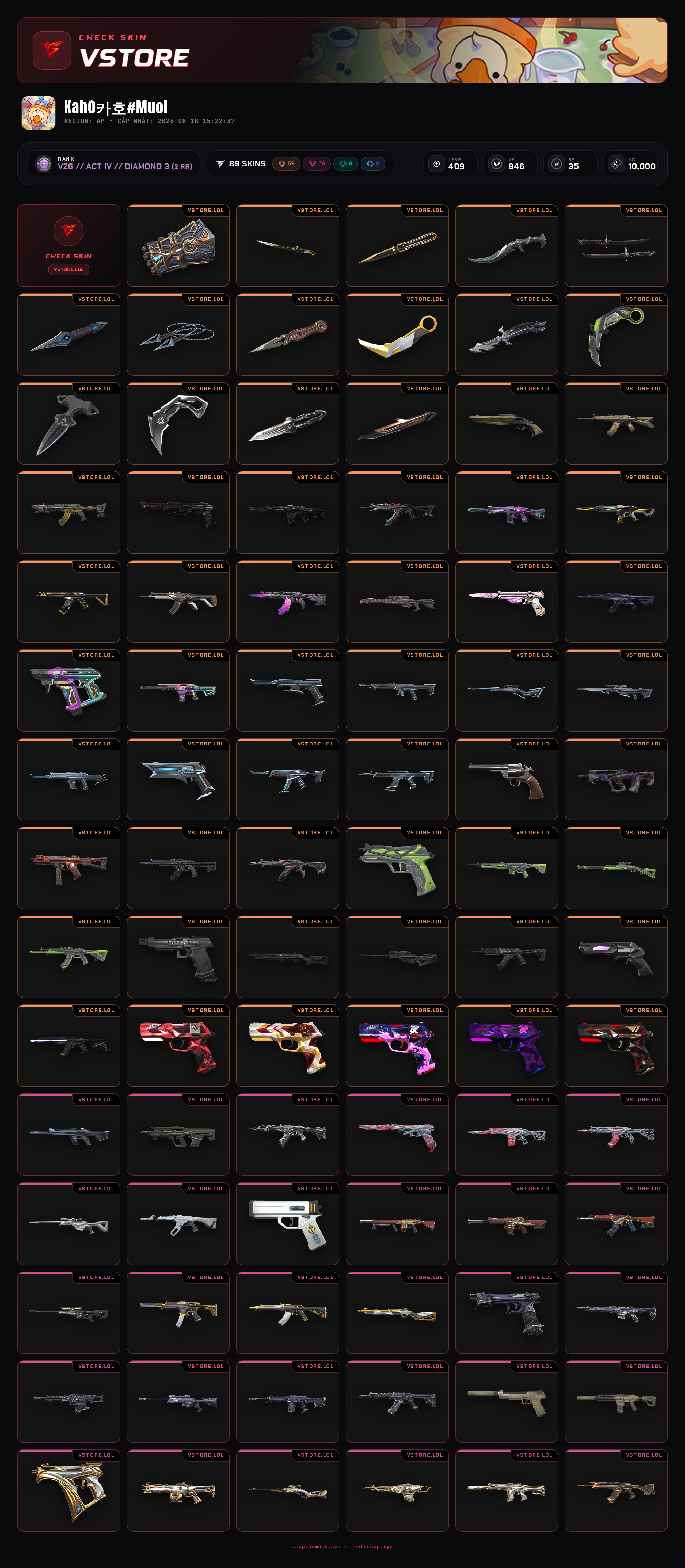 ACC DROP MAIL WELCOME VIP