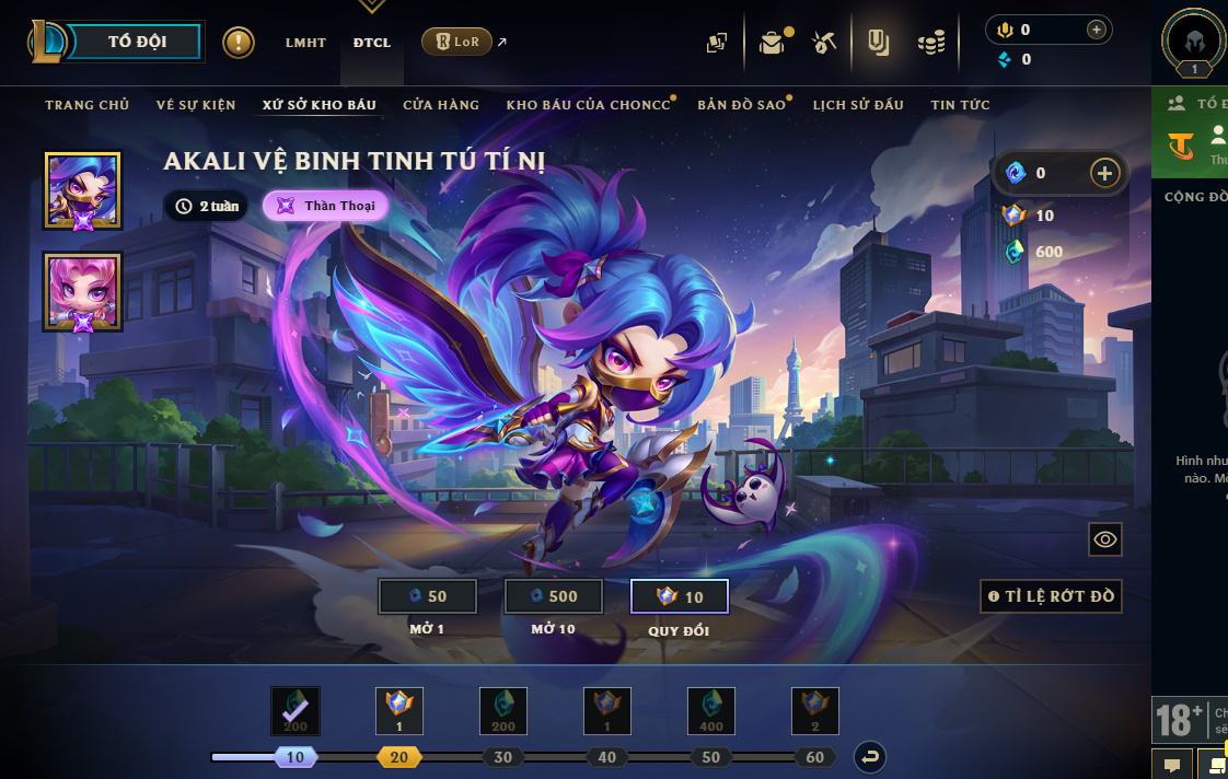 Pét Tím Có Hiệu Ứng Kết Liễu + 10 Huy Chương