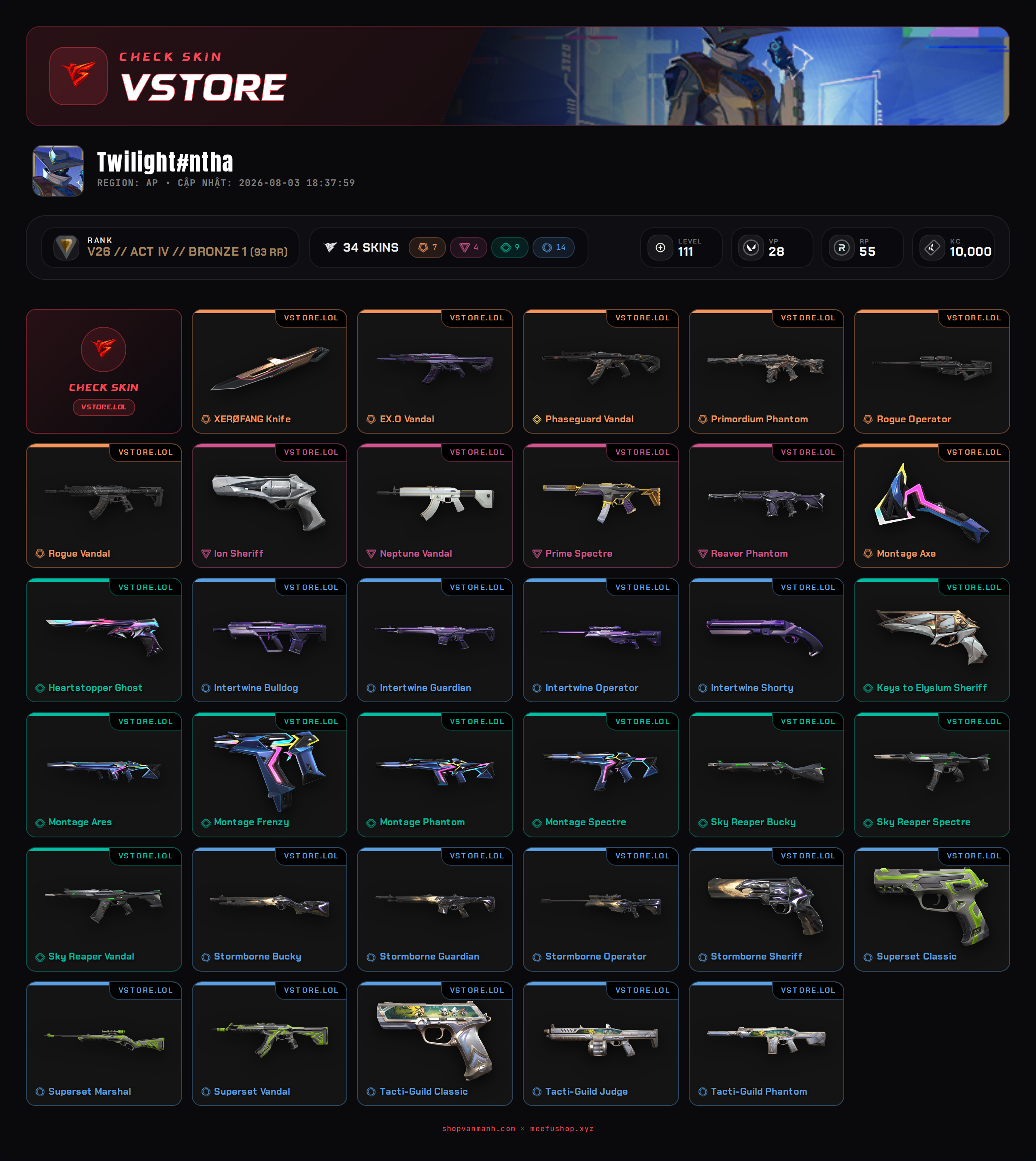 ACC DROP MAIL WELCOME VIP
