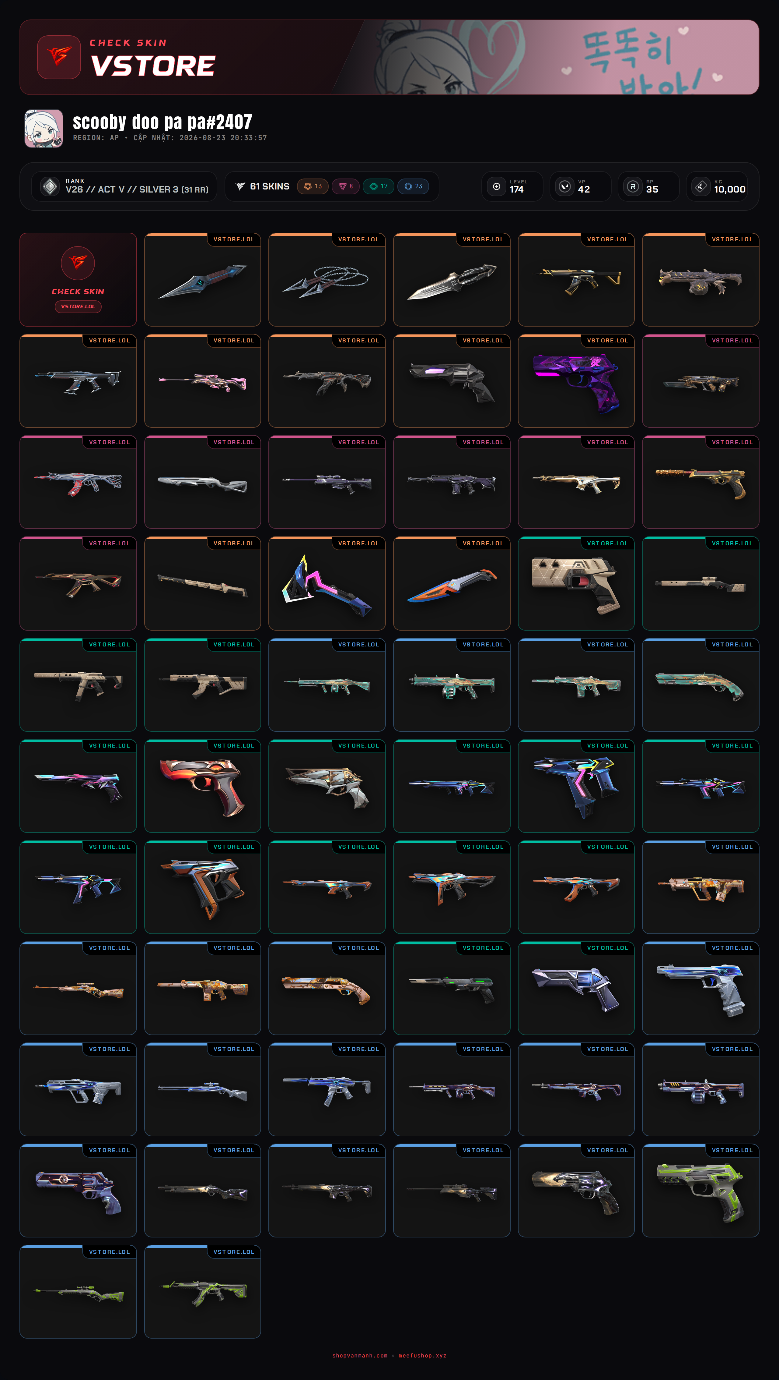 ACC DROP MAIL WELCOME VIP