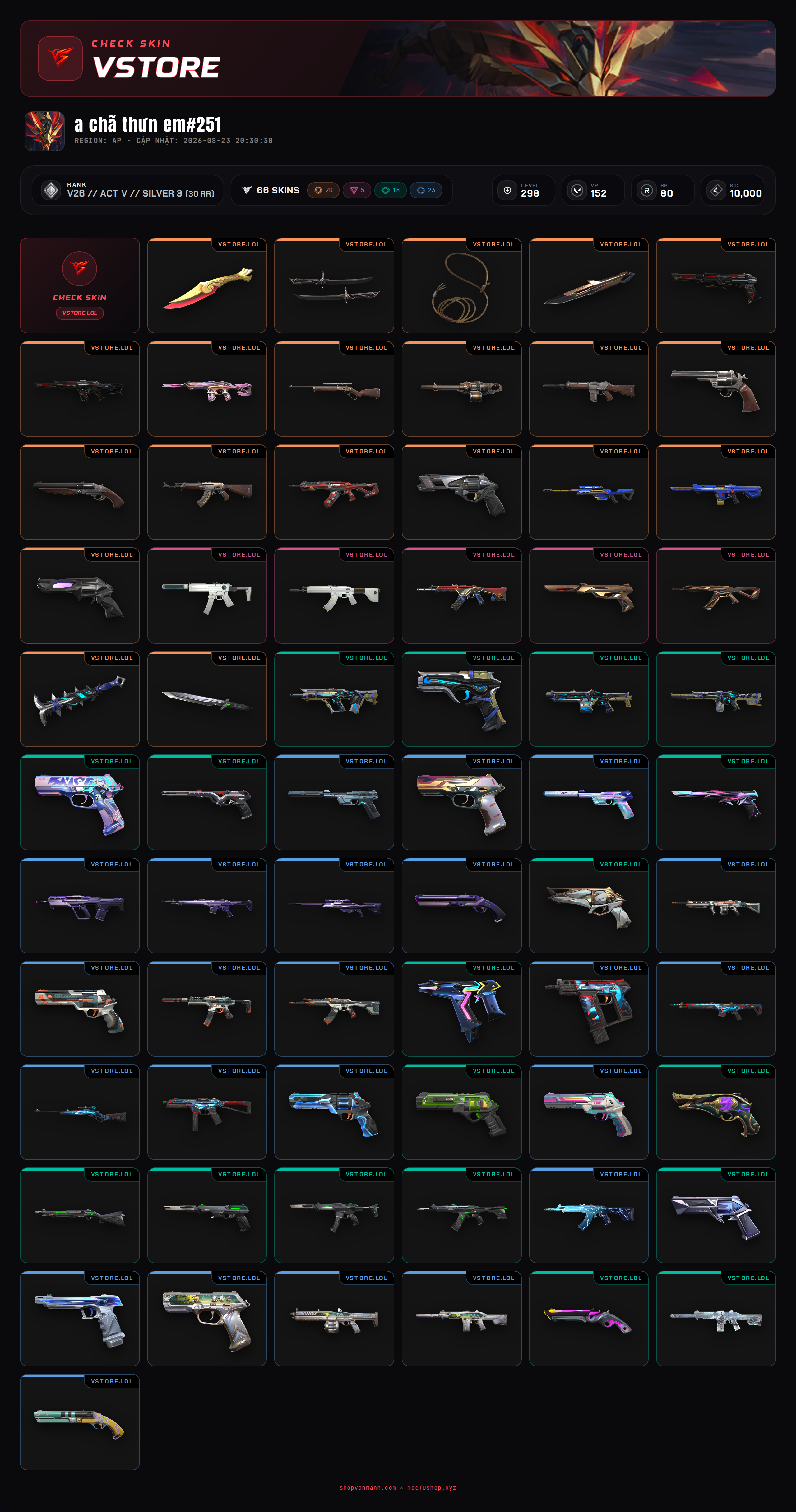 ACC DROP MAIL WELCOME VIP