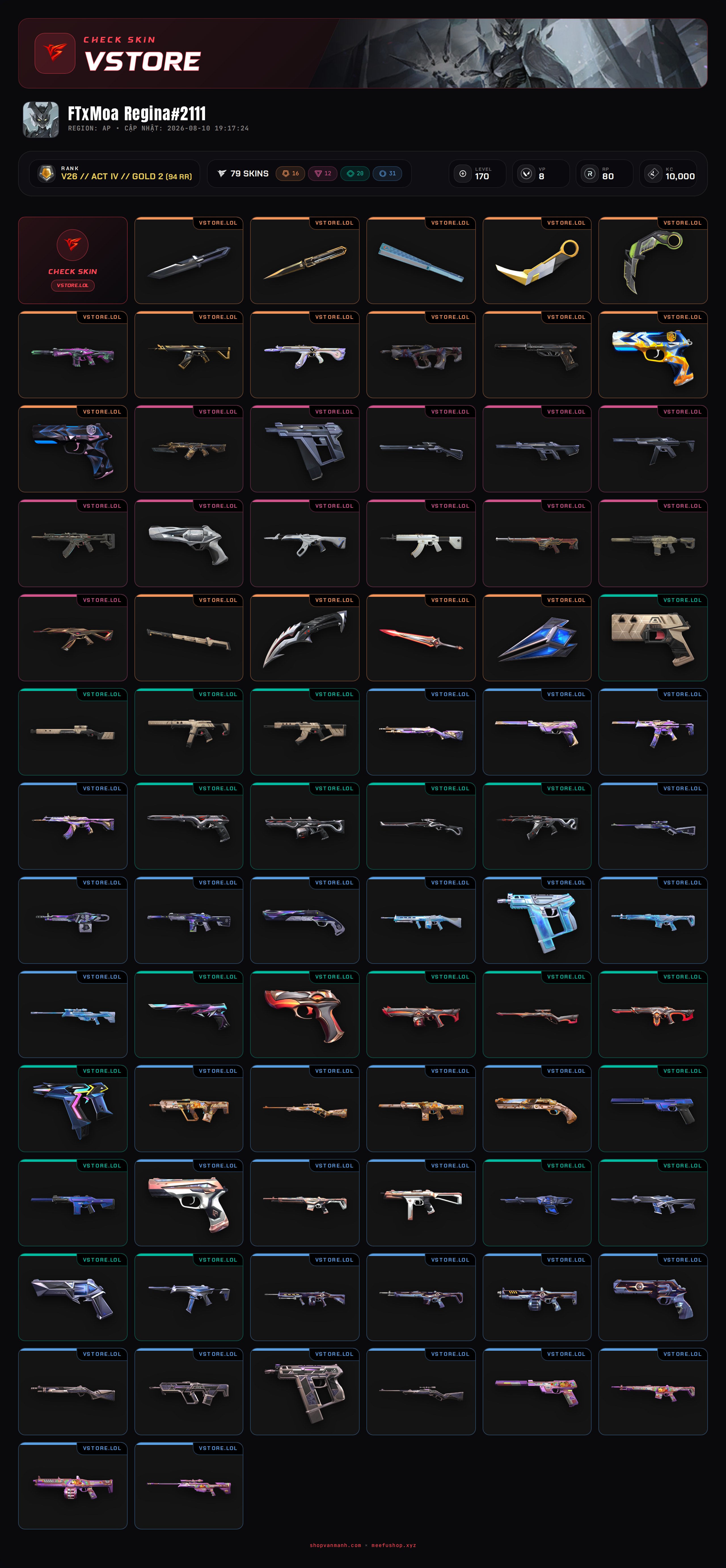 ACC DROP MAIL WELCOME VIP