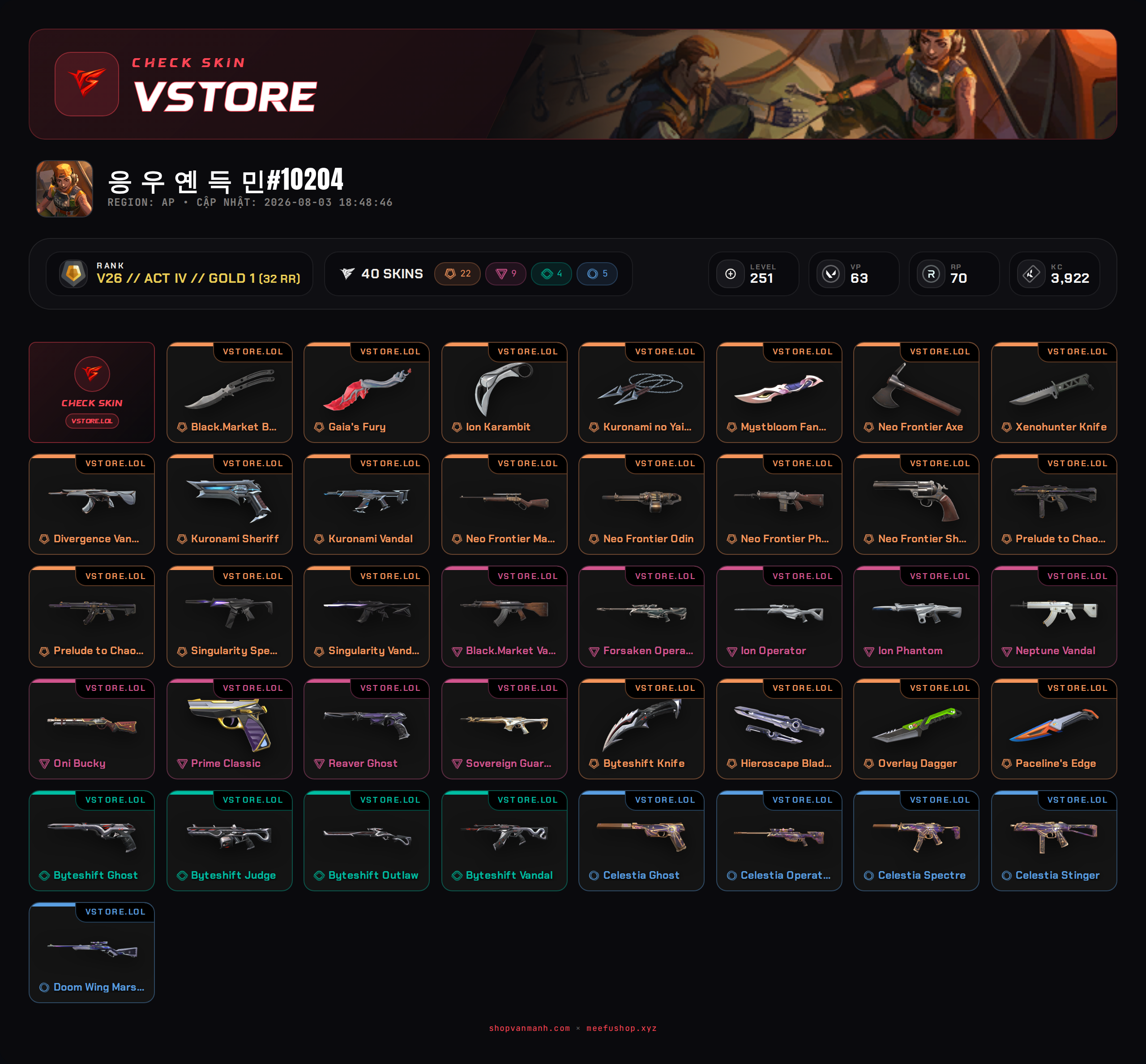 ACC DROP MAIL WELCOME VIP