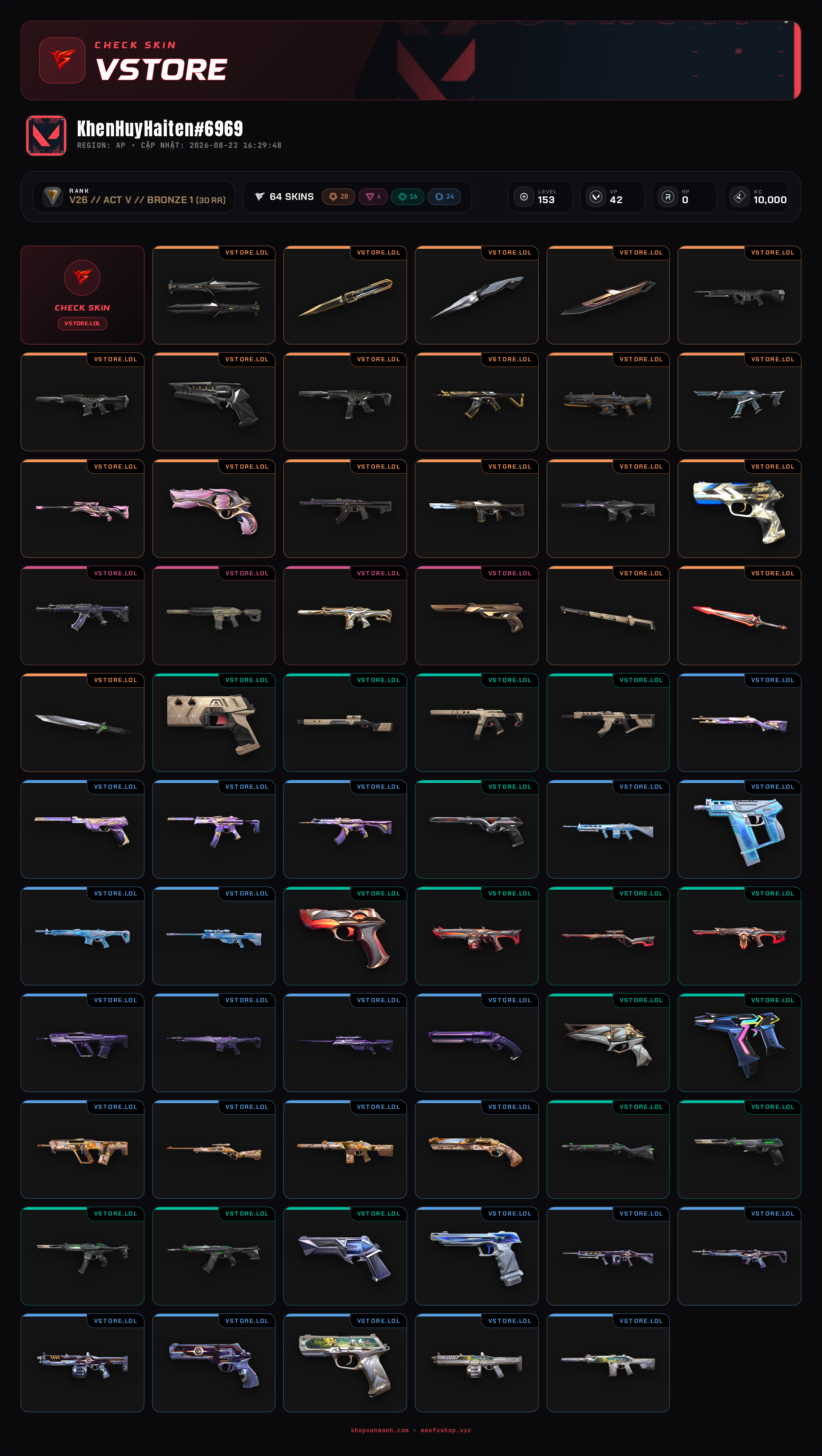 ACC DROP MAIL WELCOME VIP