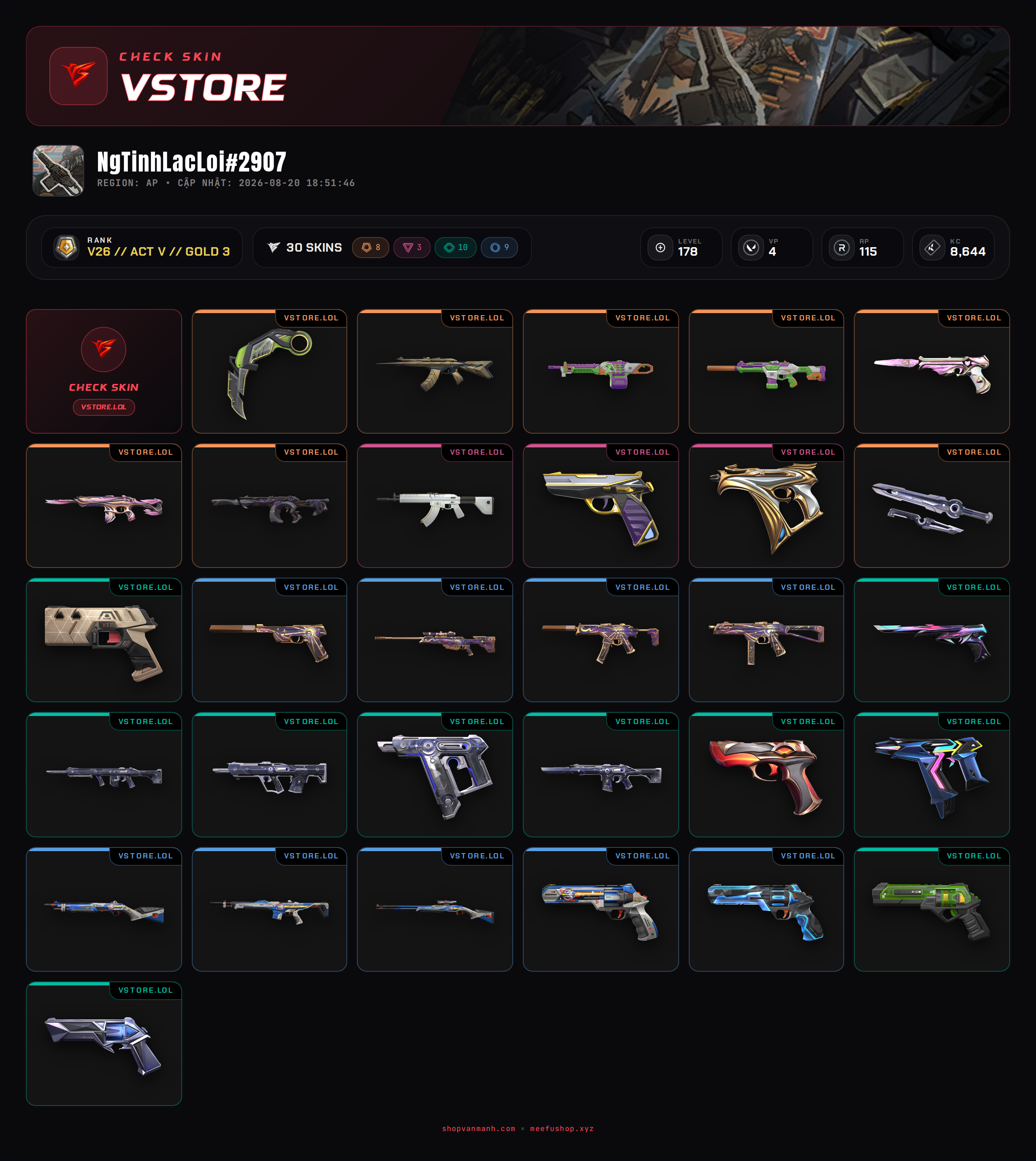 ACC DROP MAIL WELCOME VIP