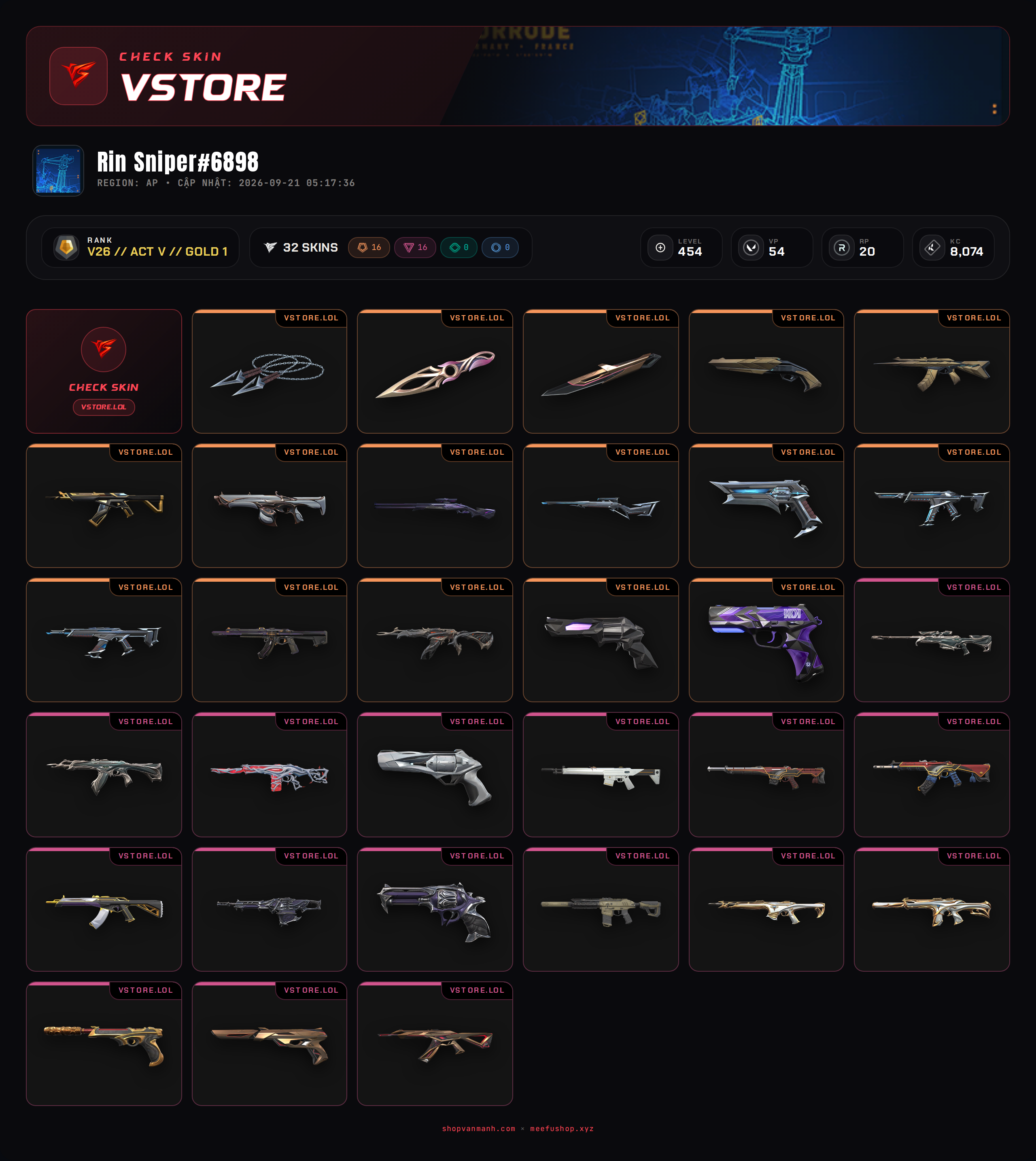 DROP WELCOME VM