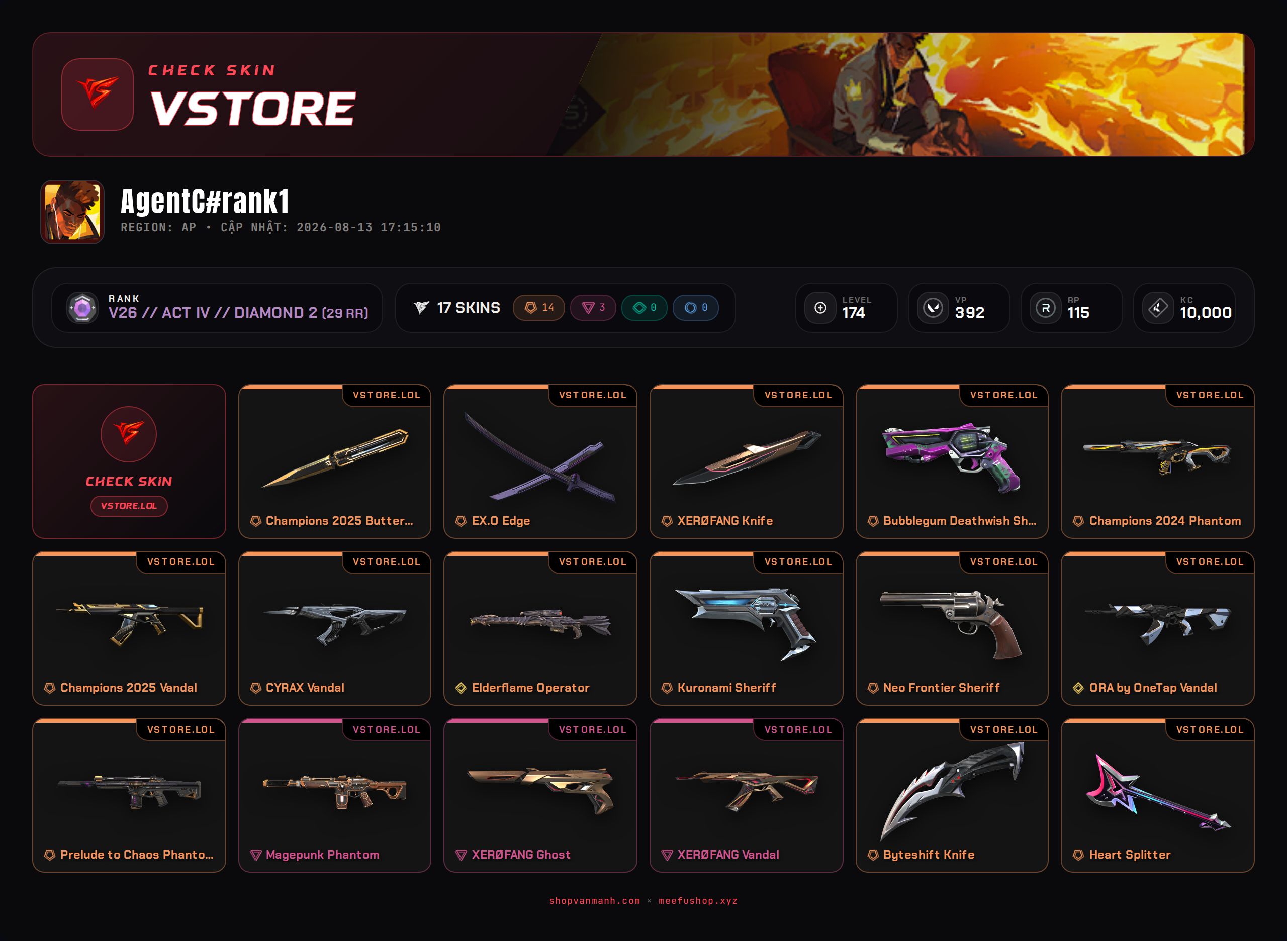 ACC DROP MAIL WELCOME VIP