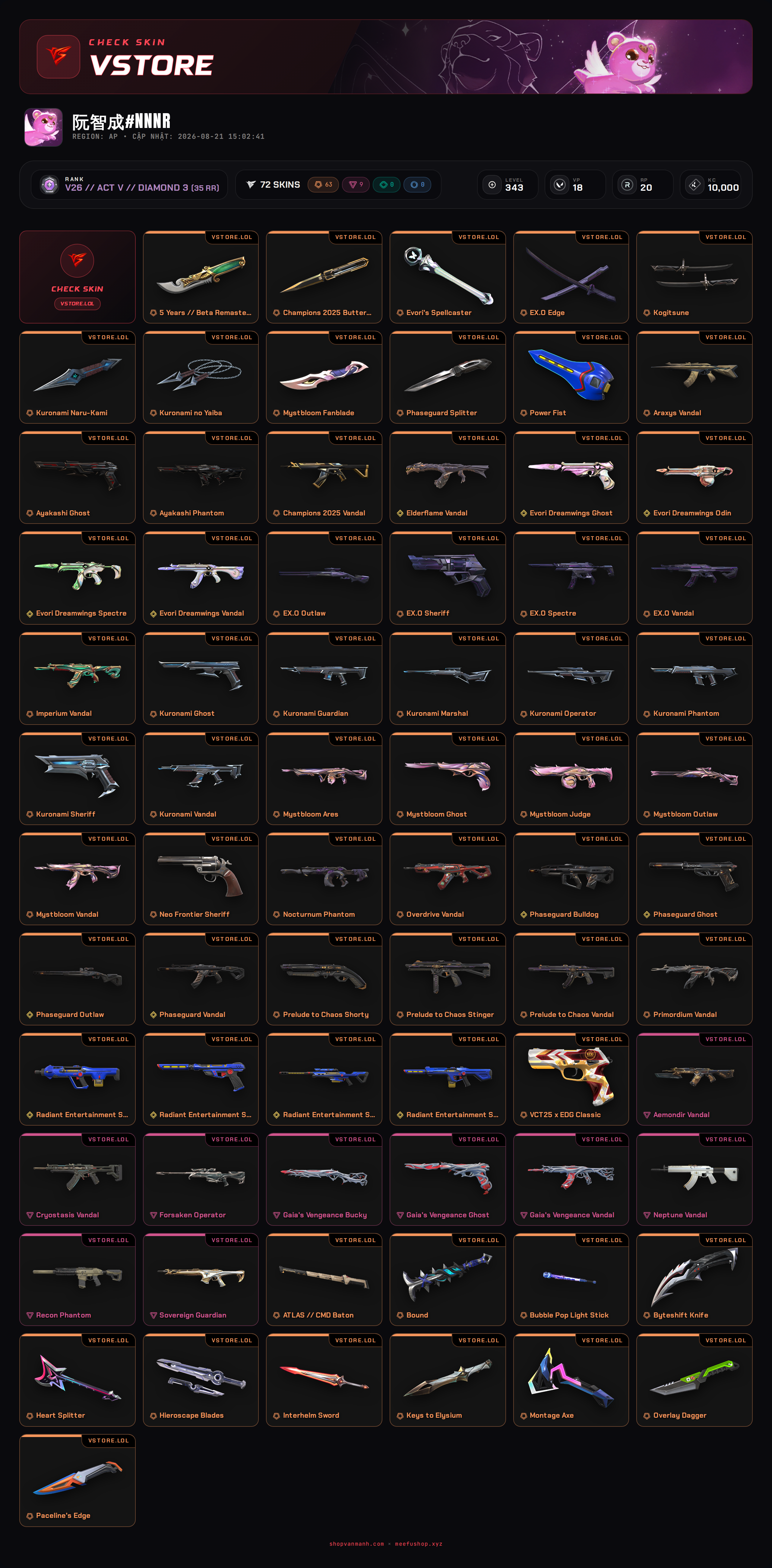 ACC DROP MAIL WELCOME VIP