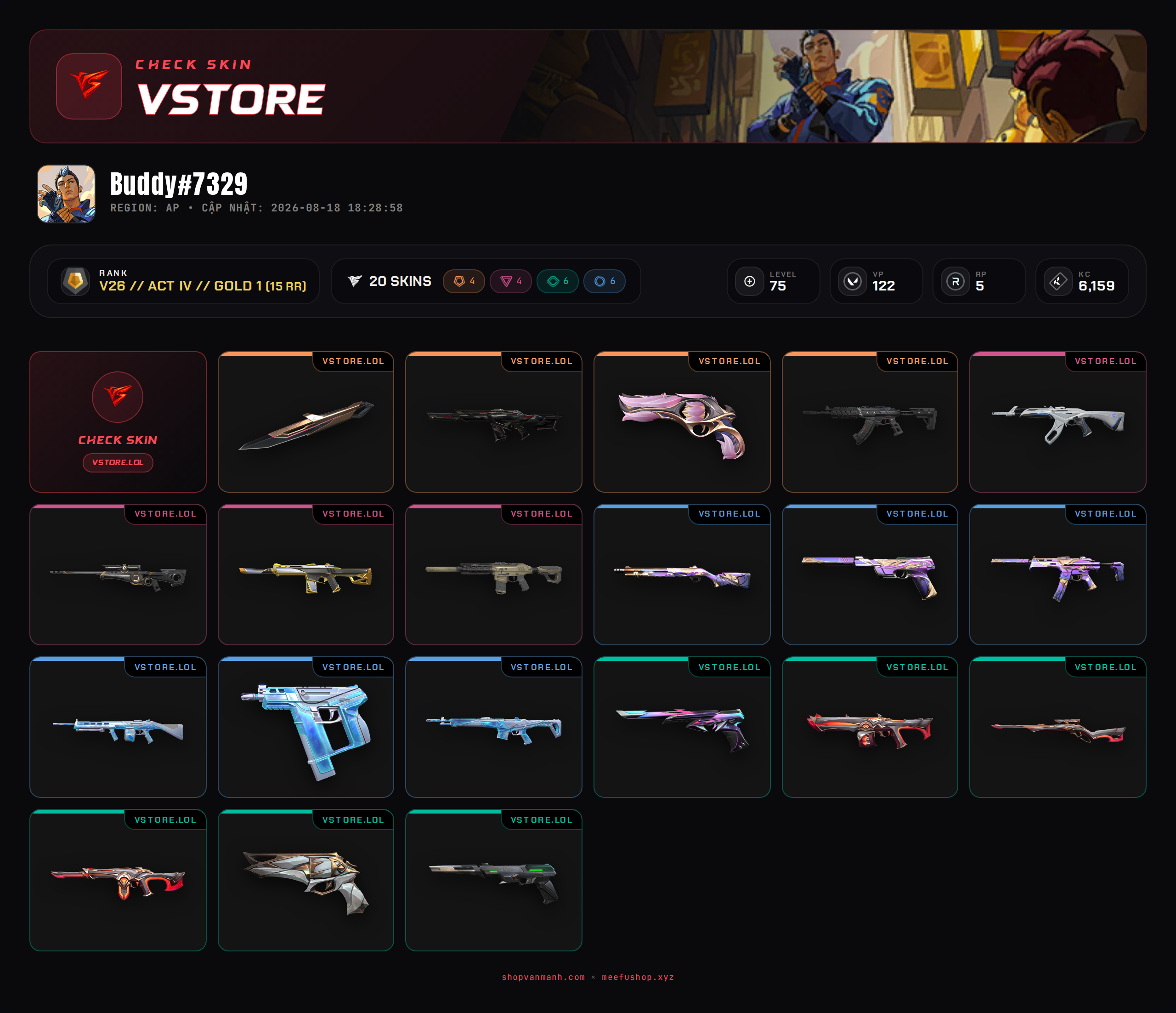 ACC DROP MAIL WELCOME VIP