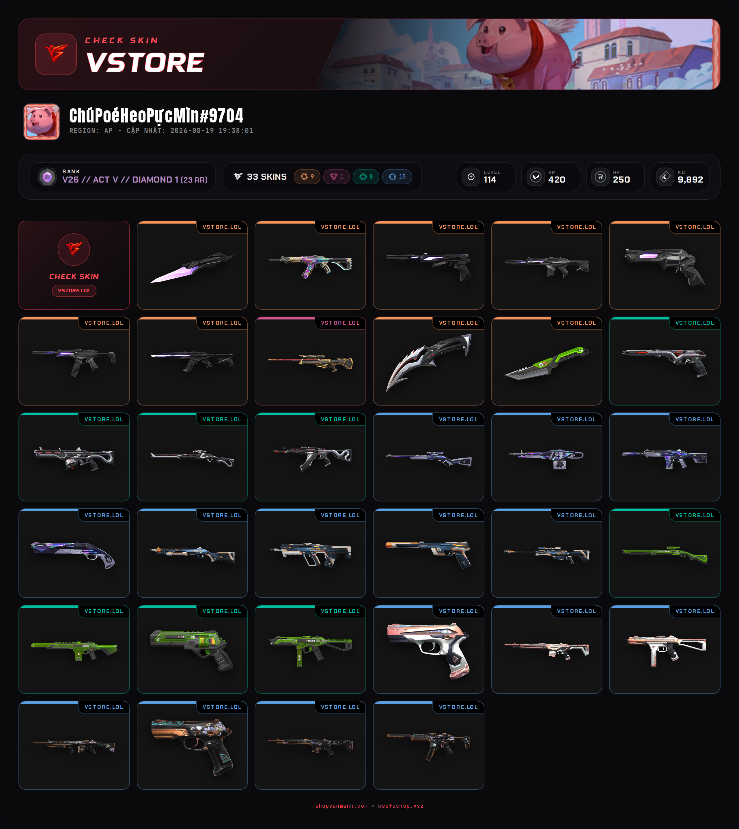 ACC DROP MAIL WELCOME VIP