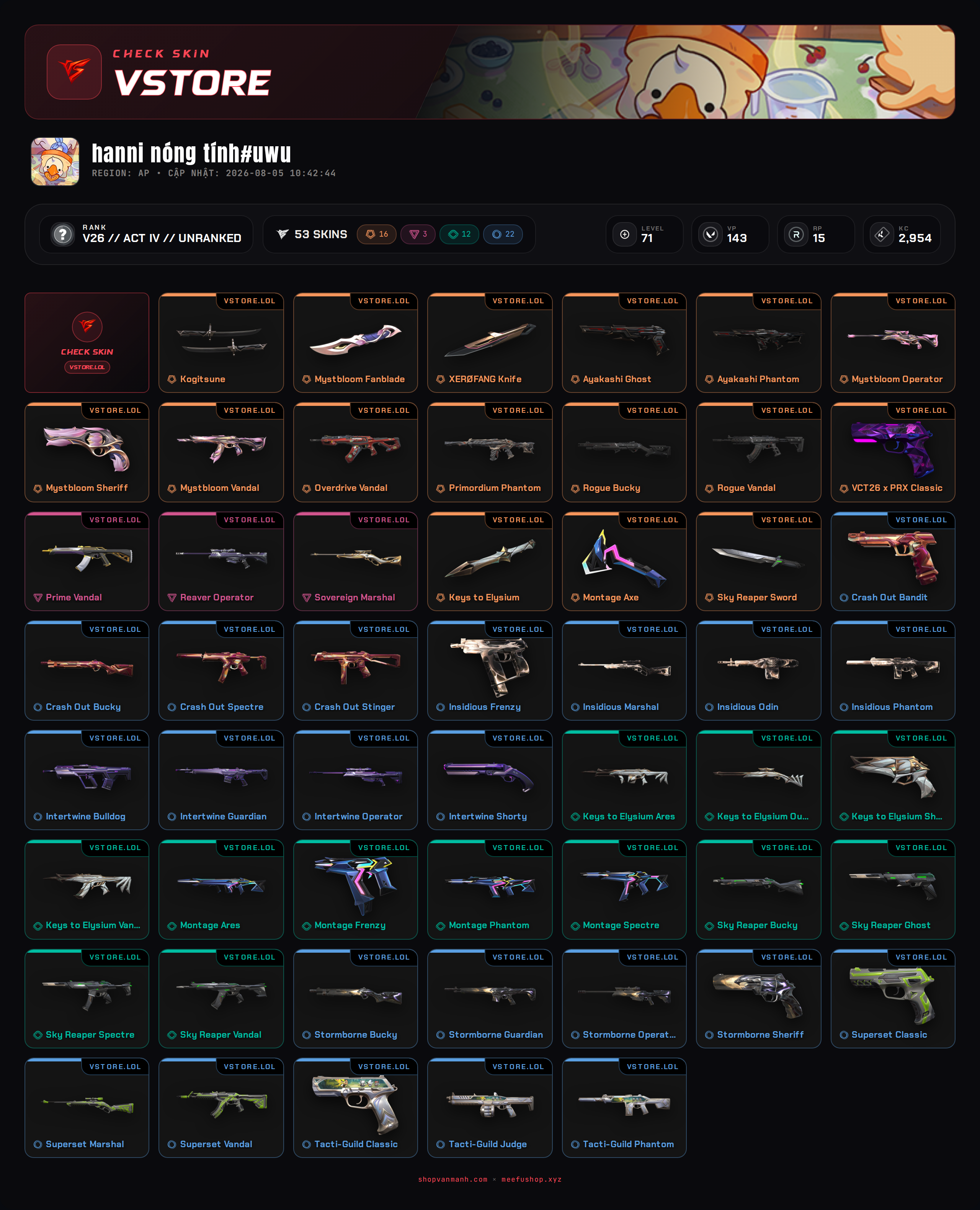 ACC DROP MAIL WELCOME VIP