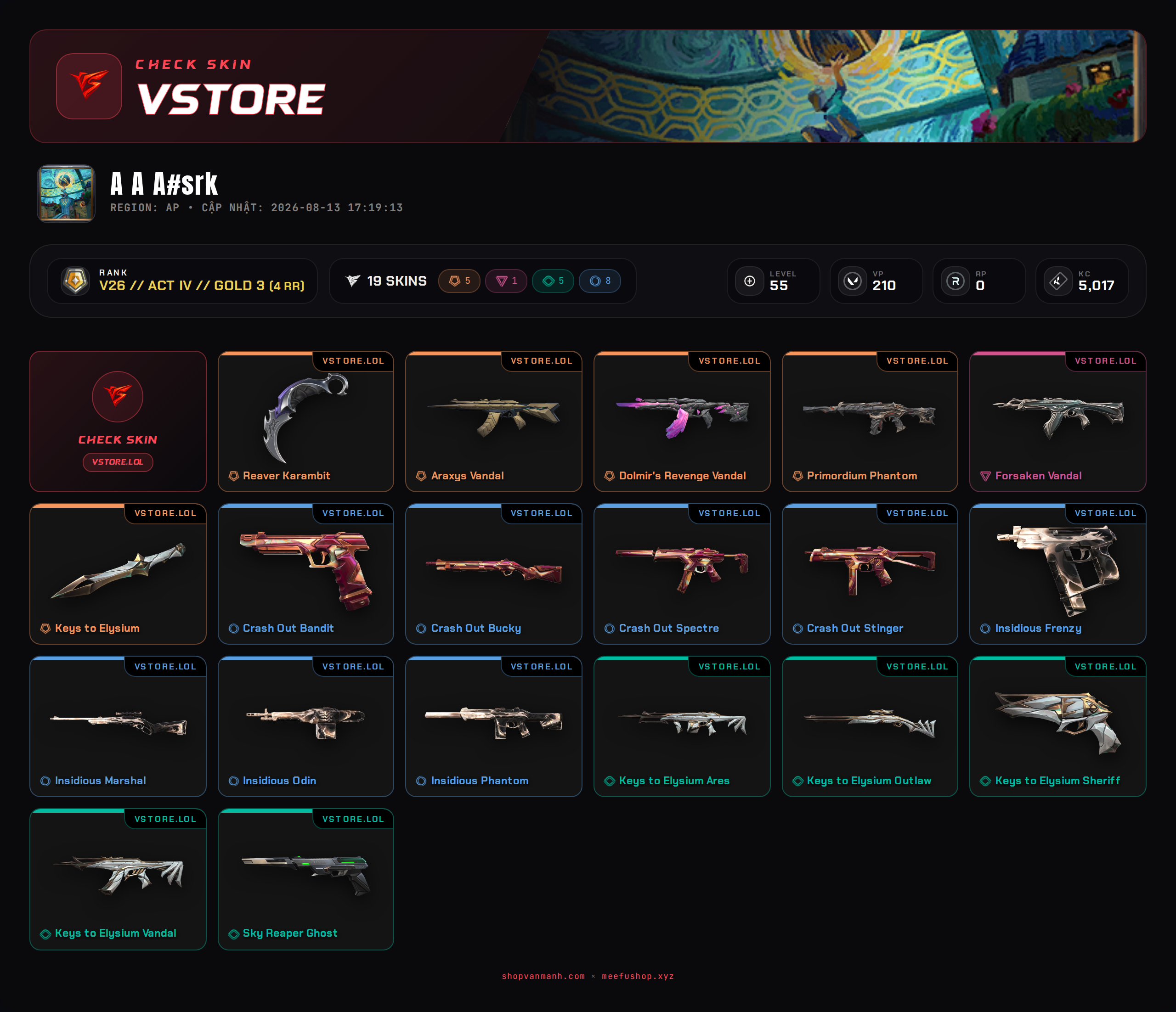 ACC DROP MAIL WELCOME VIP