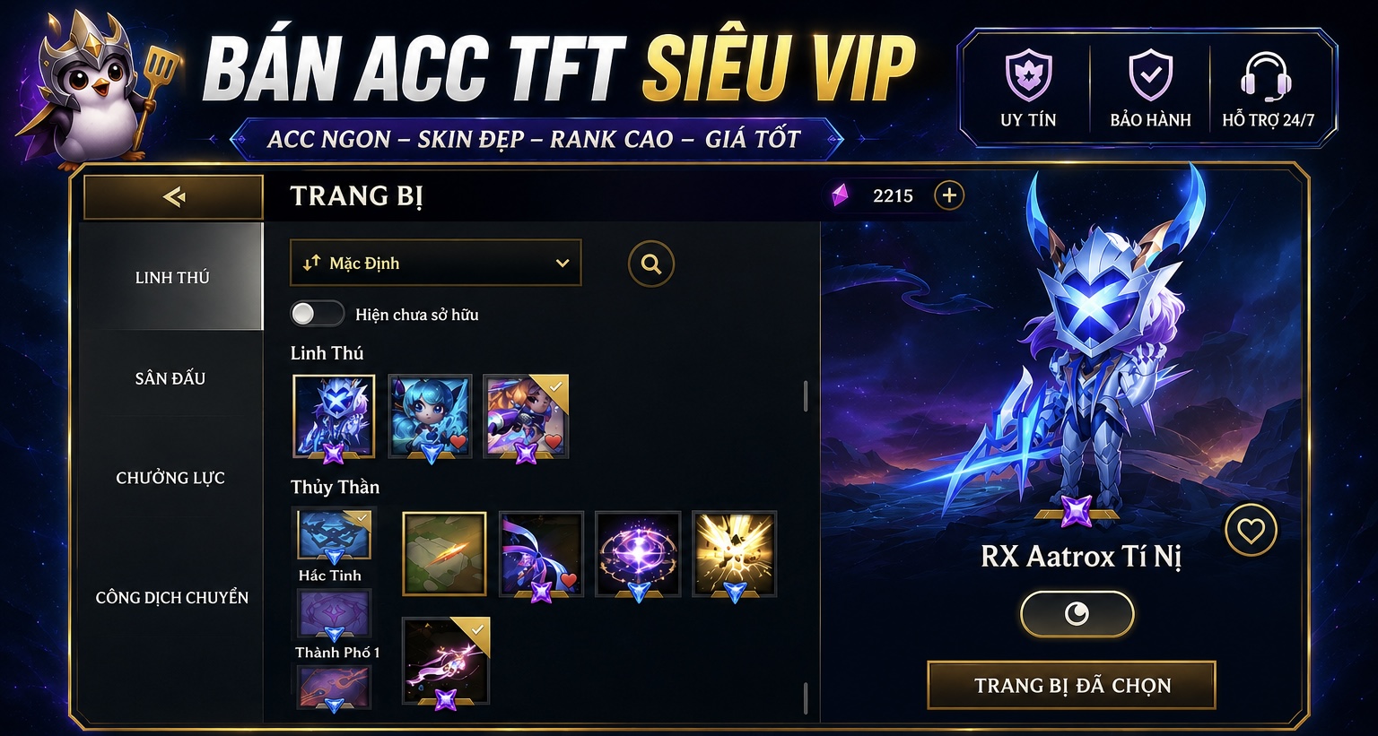 ACC TFT SIÊU ĐẸP