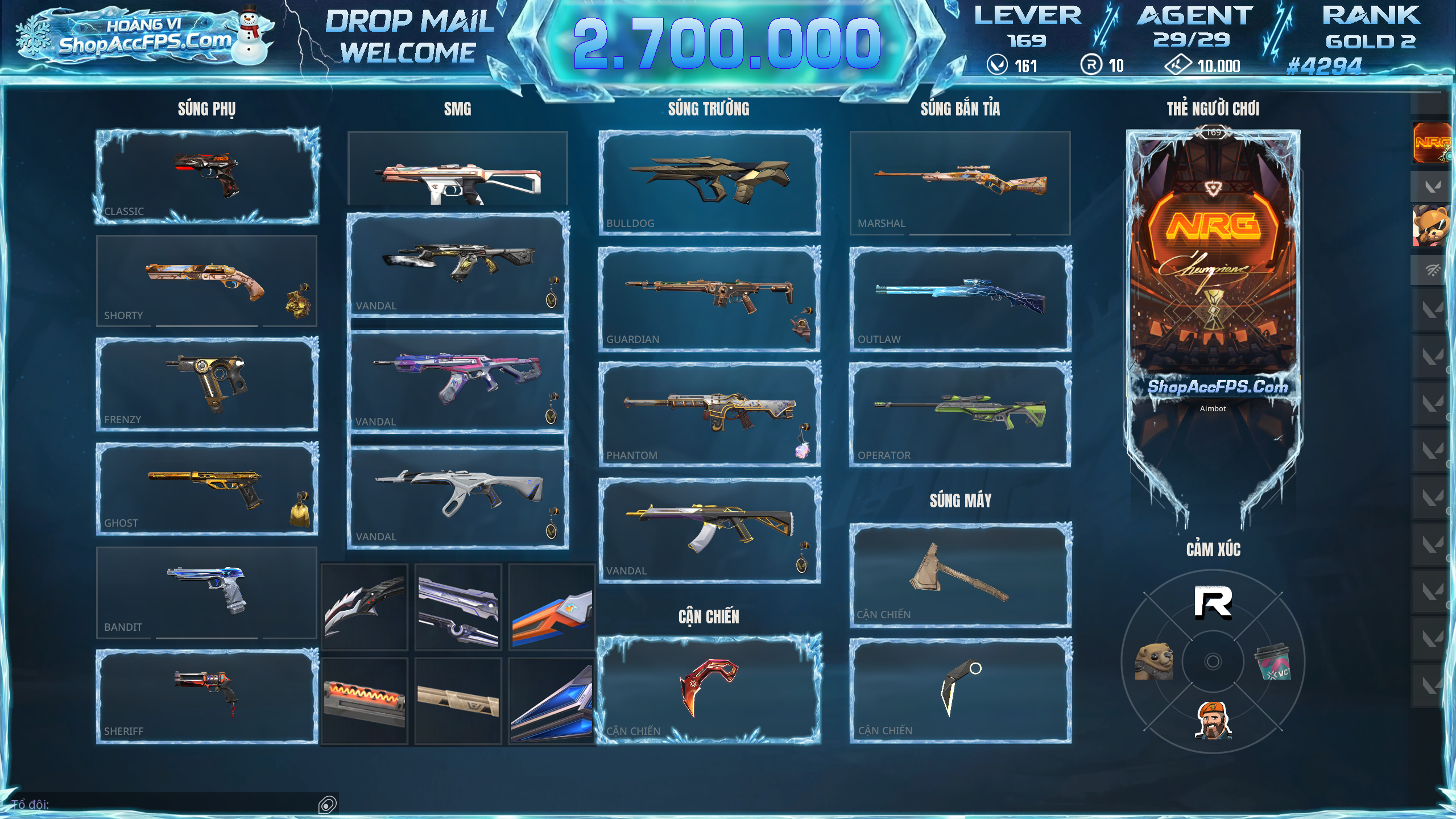acc valorant mã số #4294