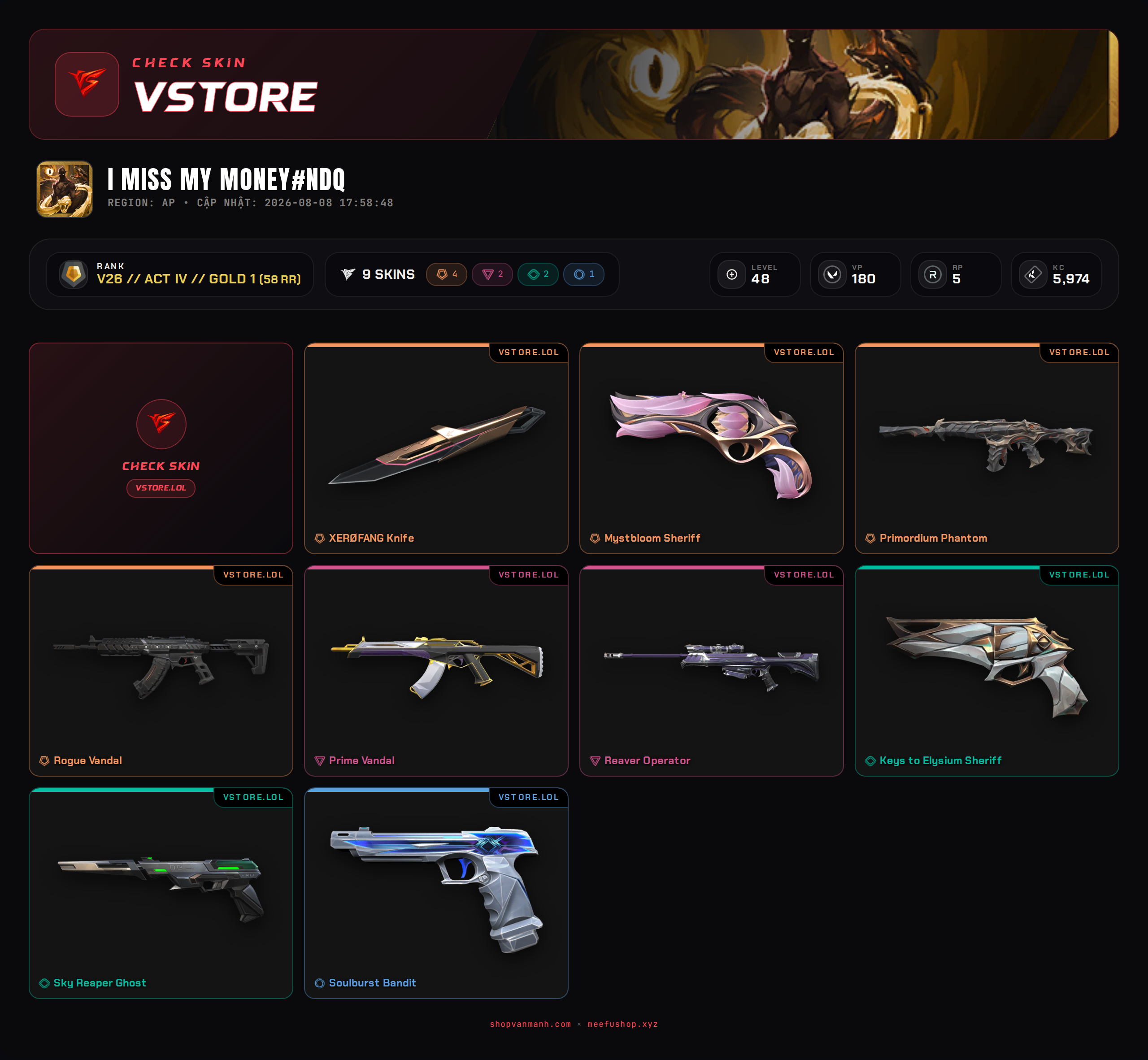 ACC DROP MAIL WELCOME VIP