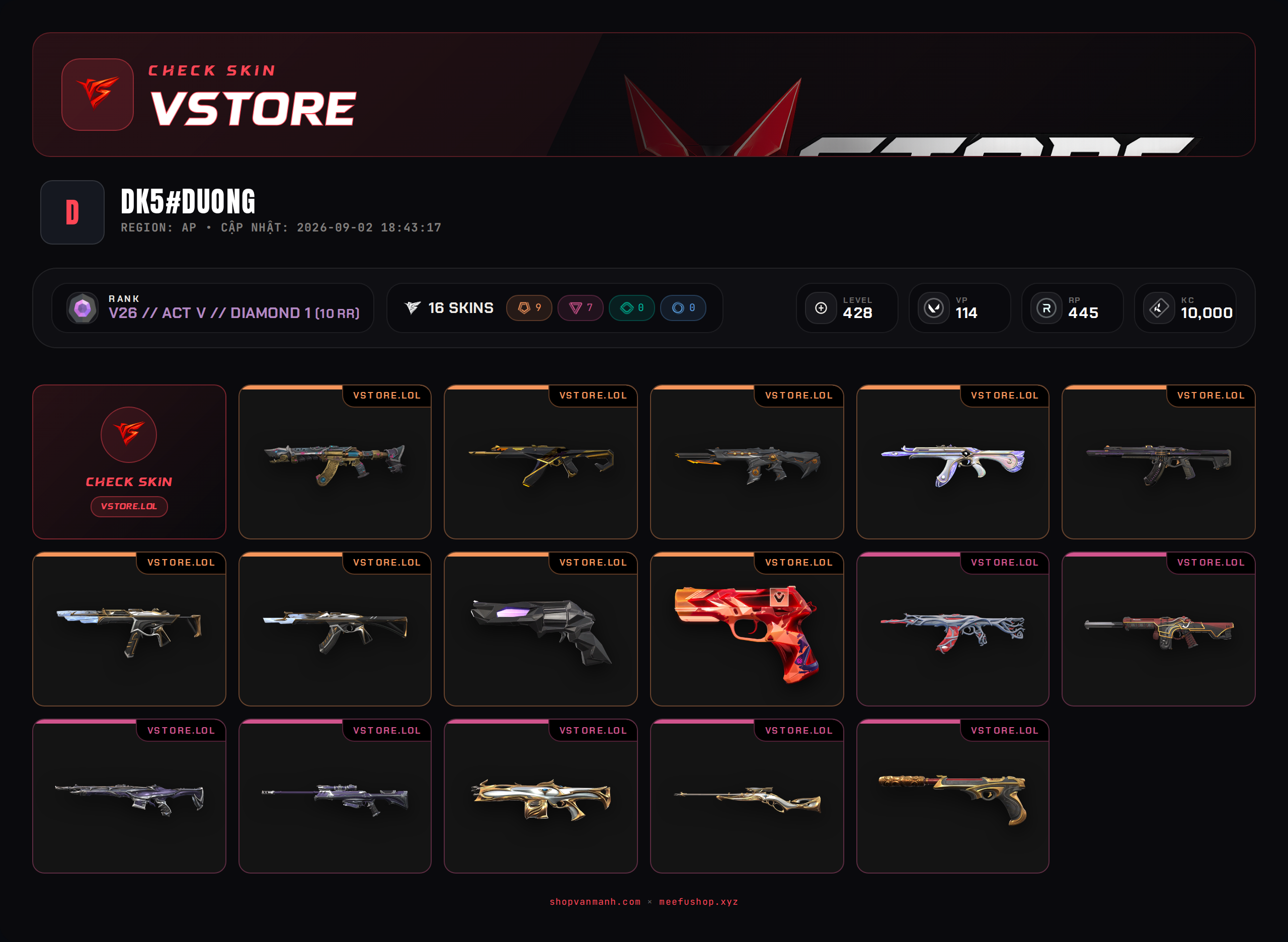 DROP MAIL WELCOME VIP
