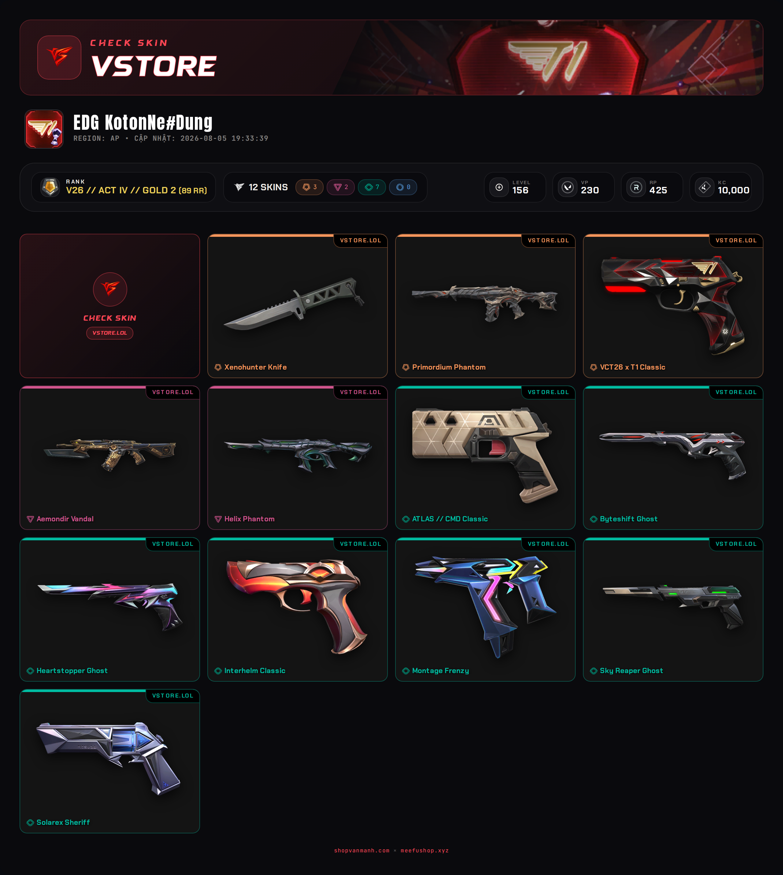ACC DROP MAIL WELCOME VIP