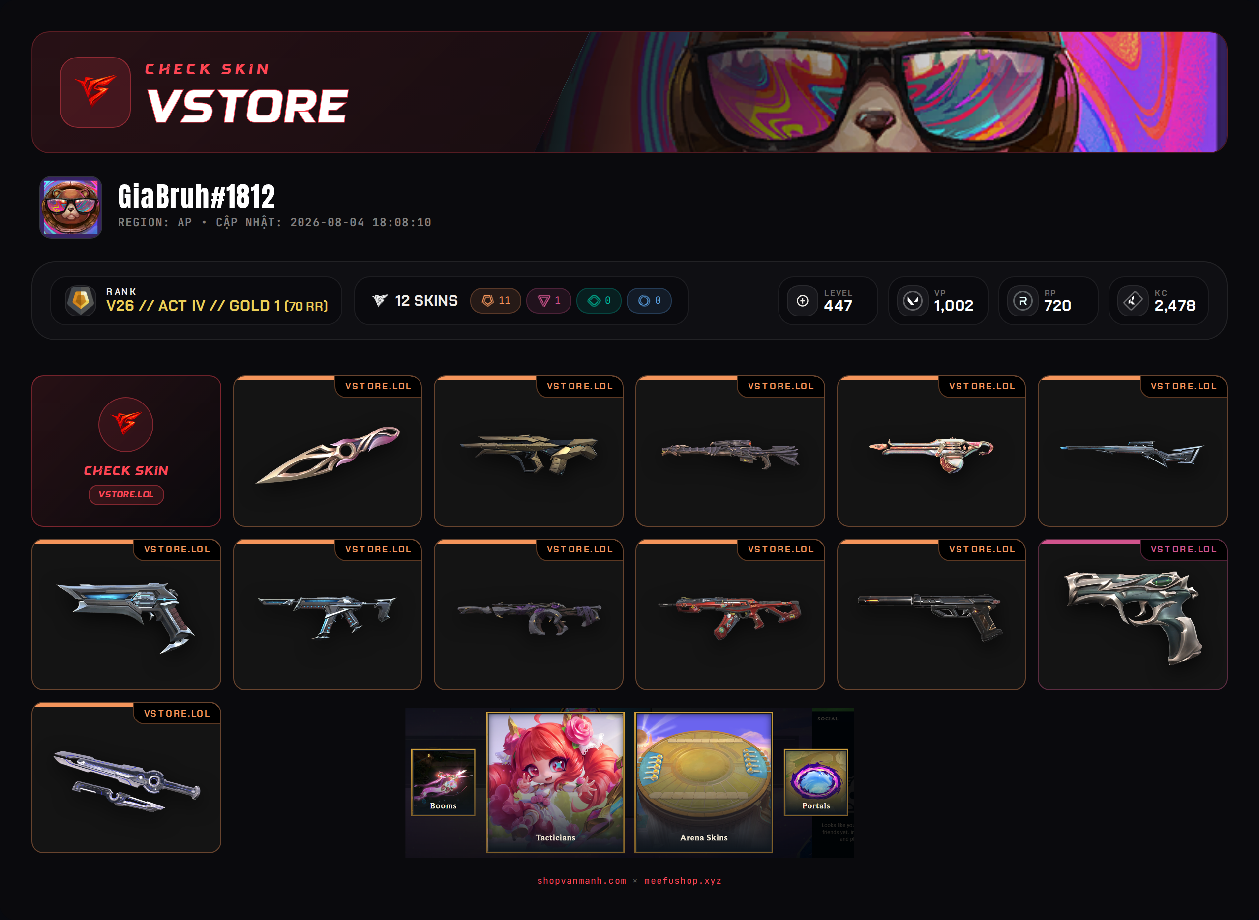 ACC DROP MAIL WELCOME VIP